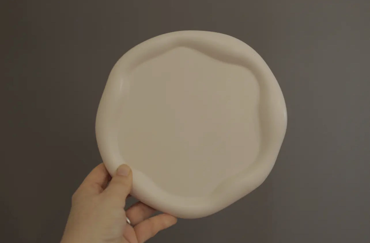 Irregular Round Cloud Tray
