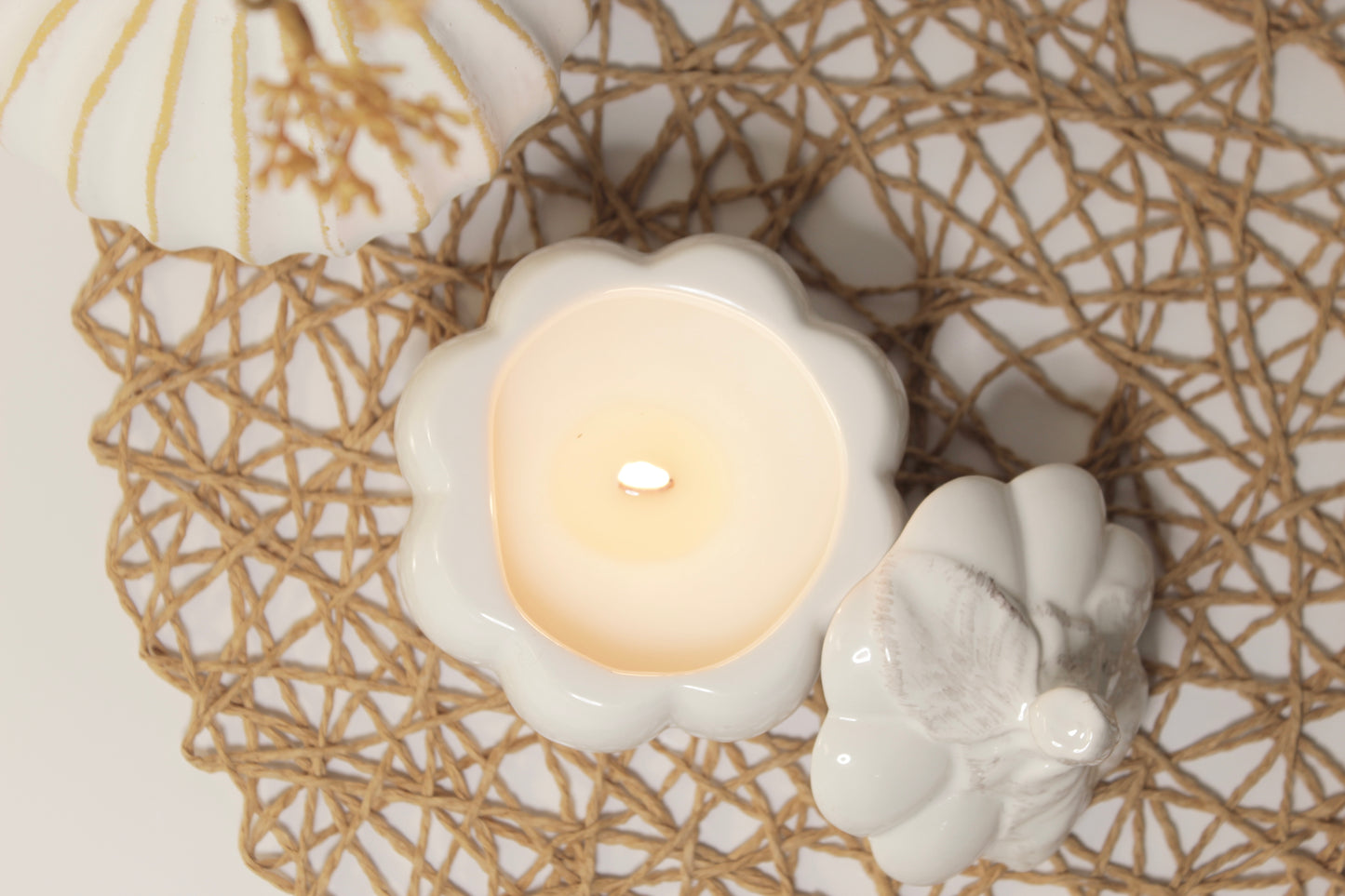 White Pumpkin Caramel Candle - Mouthwatering Gourmand