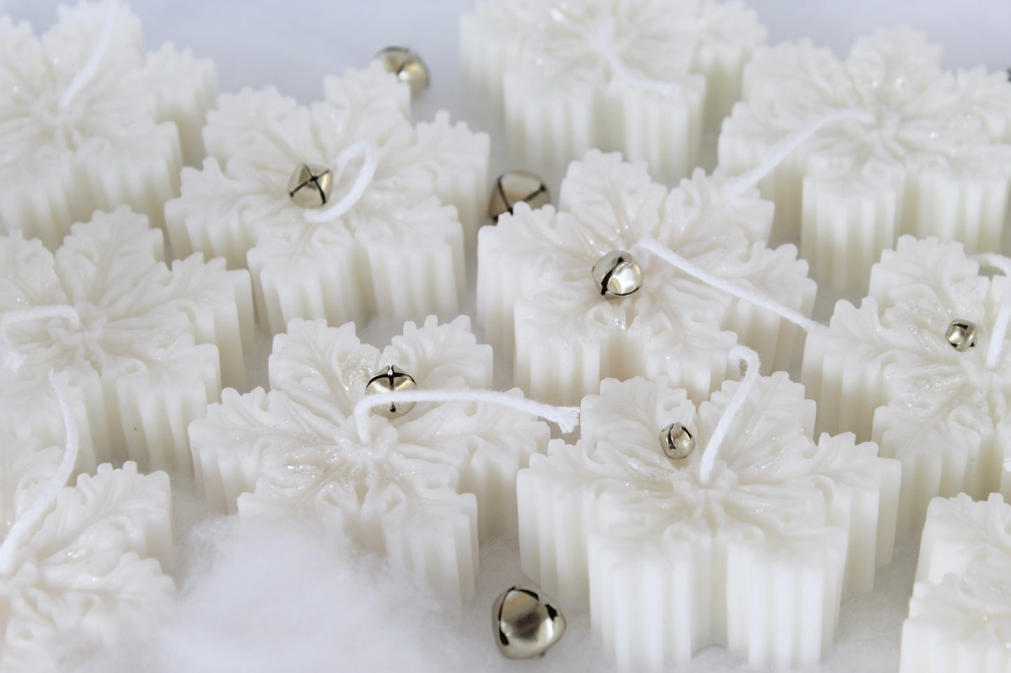 Snowflake Candle Set of Tree