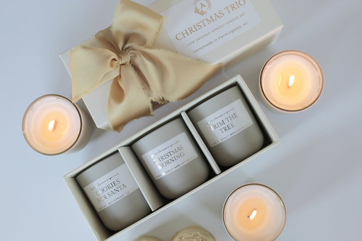 Christmas Trio Candle Set