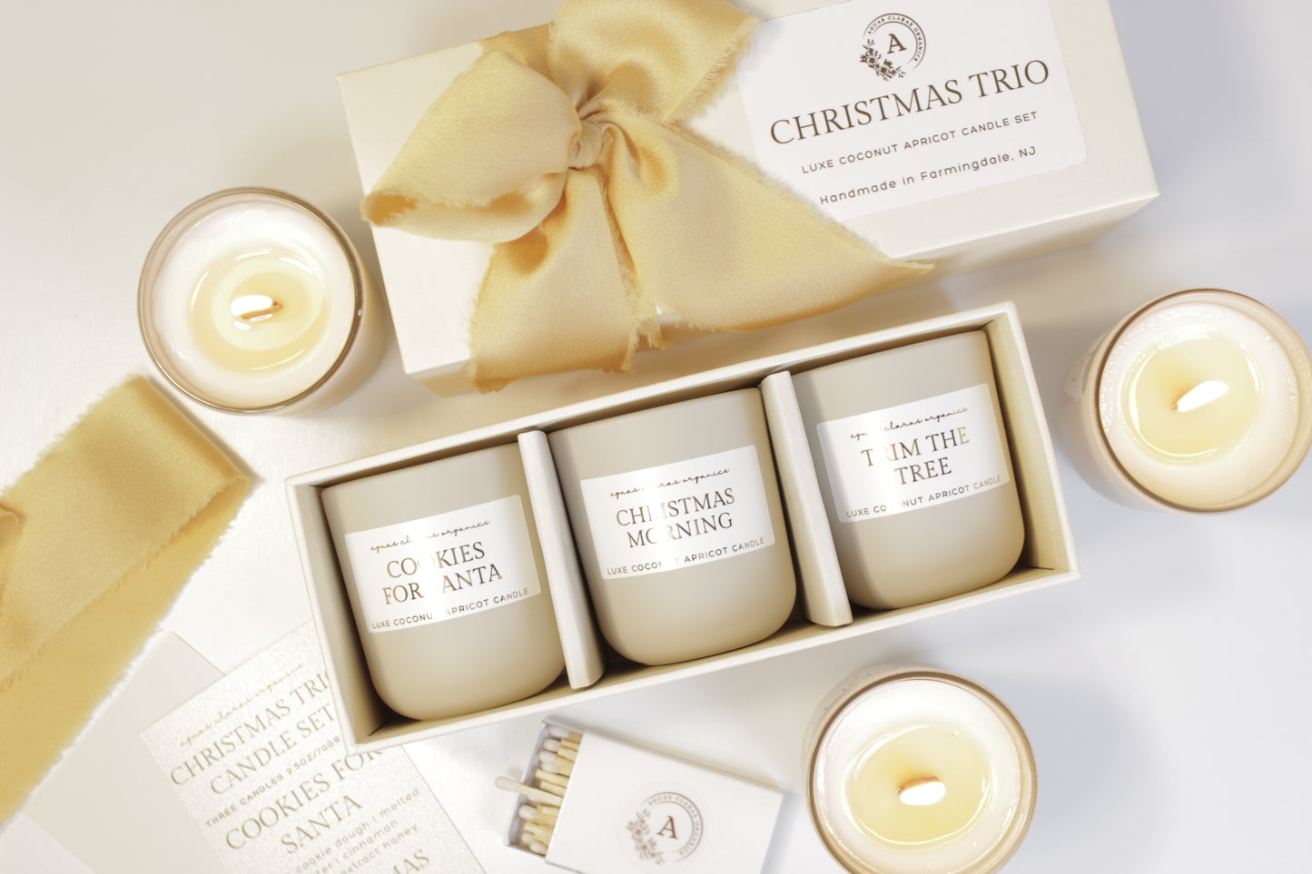 Christmas Trio Candle Set