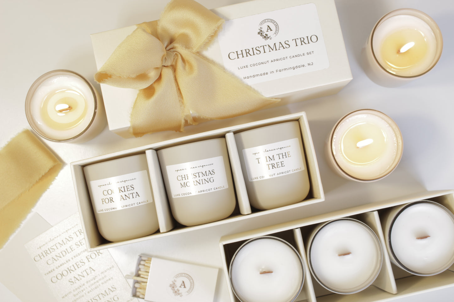 Christmas Trio Candle Set