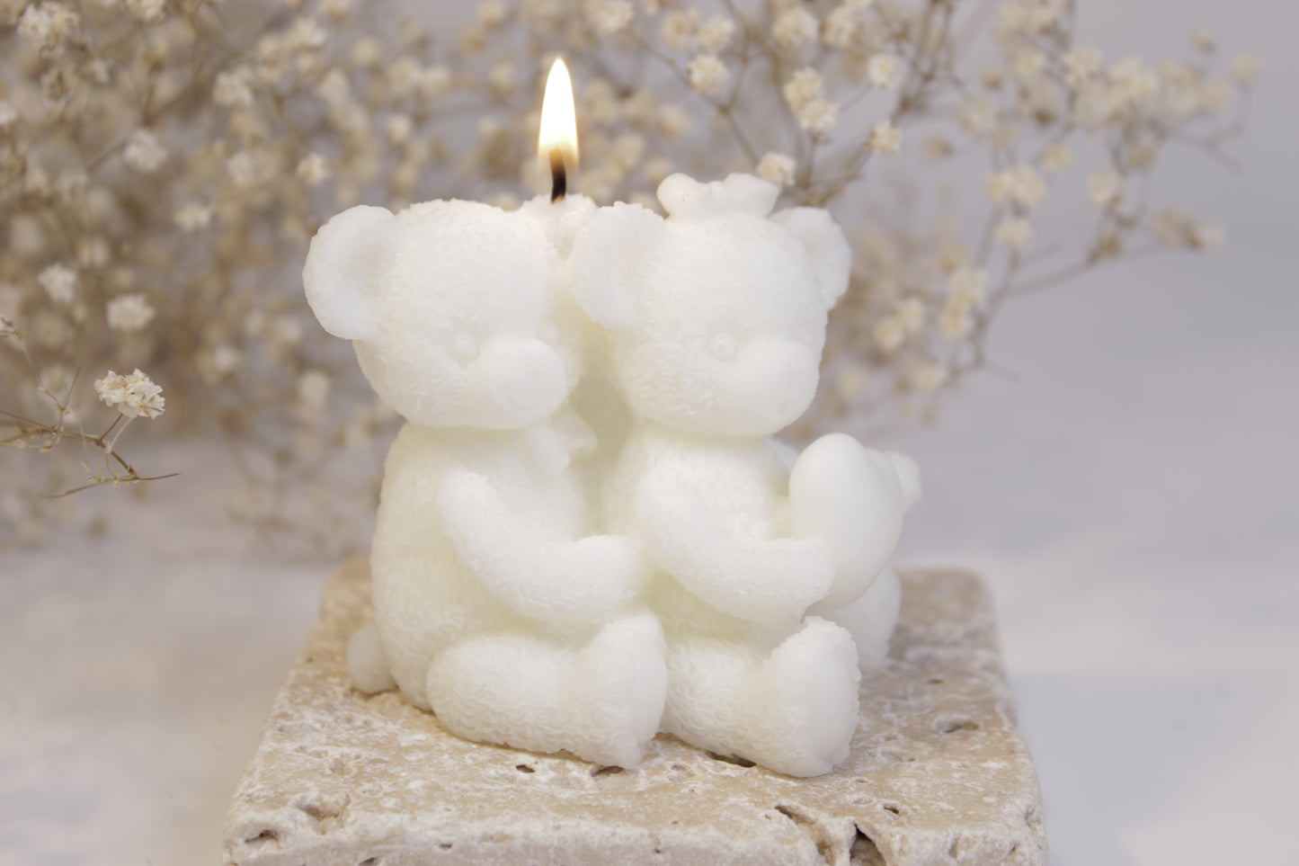 Couple Bear Candle
