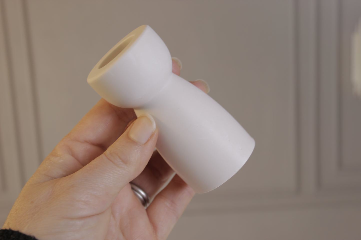 Hourglass Candlestick Holder
