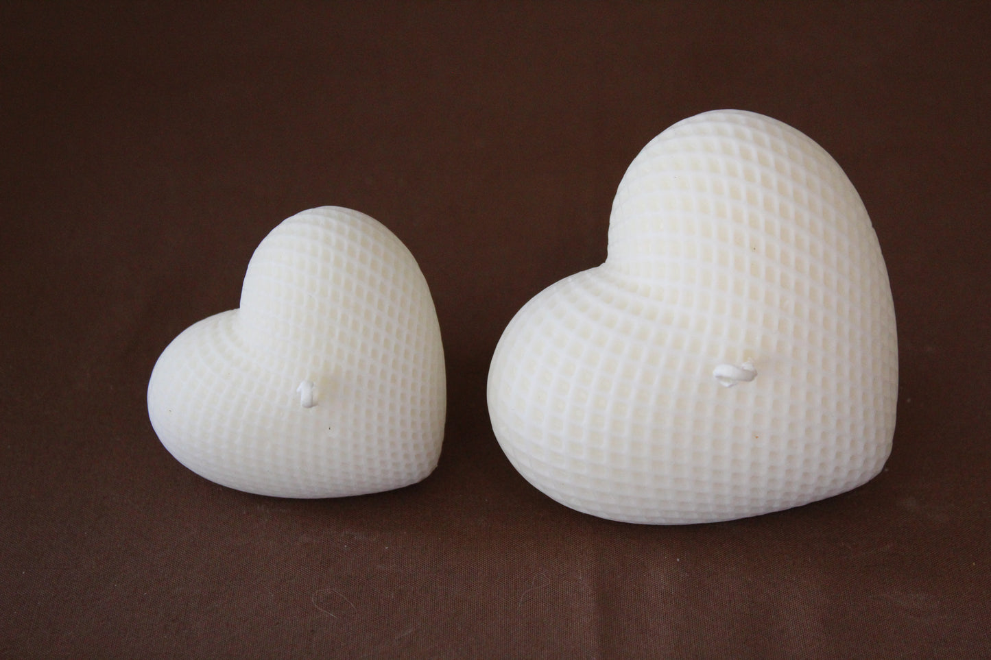 Heart Candles Set of Tree