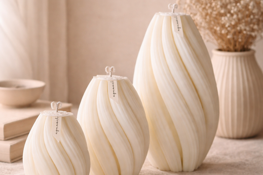 Huge Swirl Candle