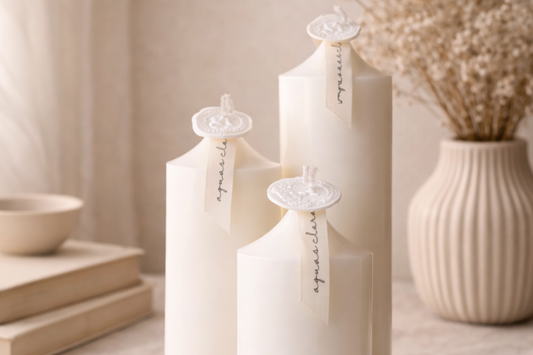 Classic Pillar Candle Set of Three