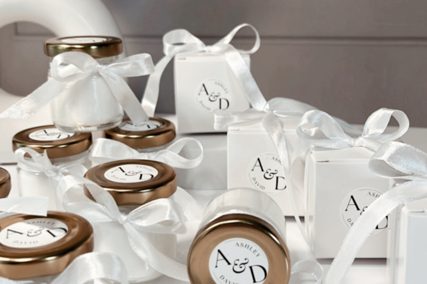 Mini Candle Party Favor – Custom Wedding Favors, Bridal Shower, Baby Shower Candle