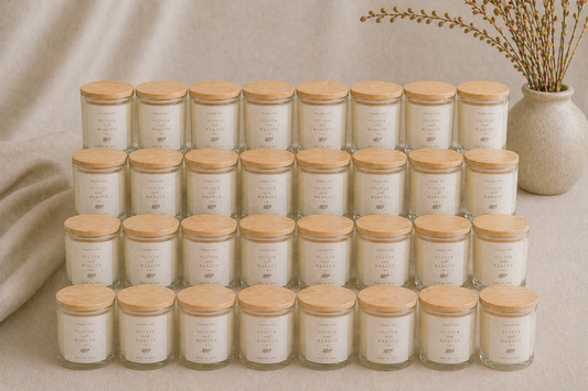Personalized Wedding Candle Favors