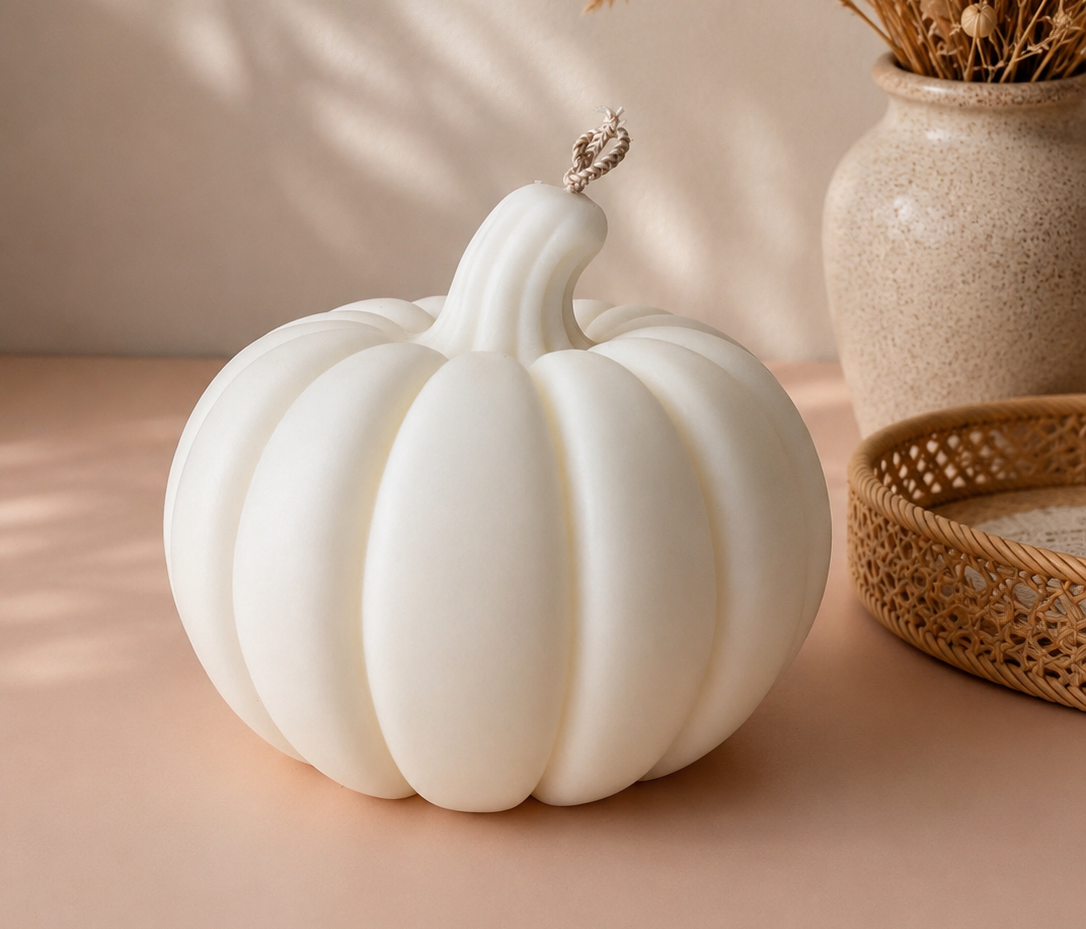 Pumpkin Decorative Candle