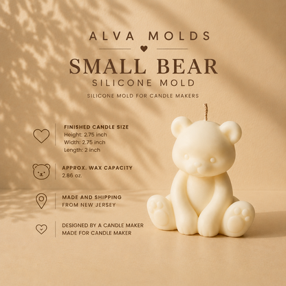 Small Bear Silicone Mold