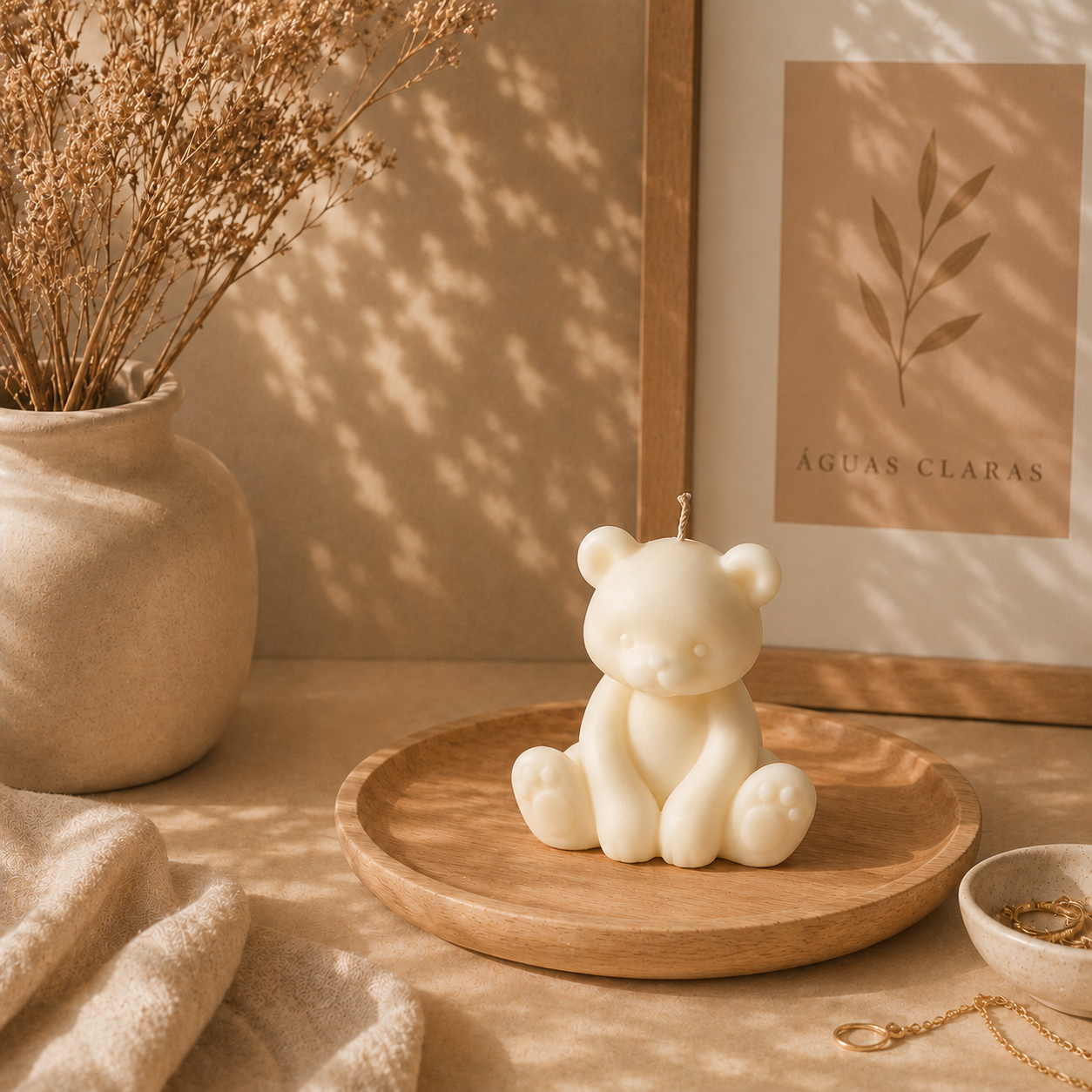 Small Bear Decorative Candle