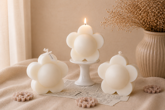 Daisy Flower Candle