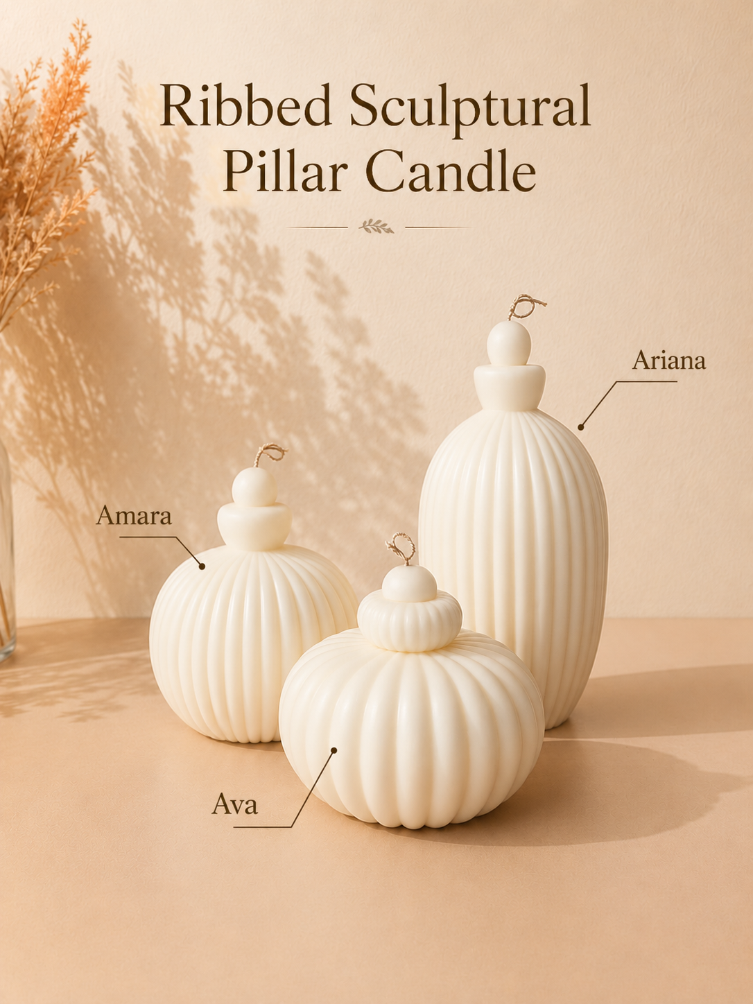 Amara Sculptural Candle