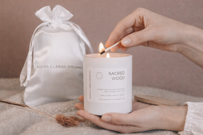 Sacred Wood Candle -  Aromatic Palo Santo - Special Limited Edition