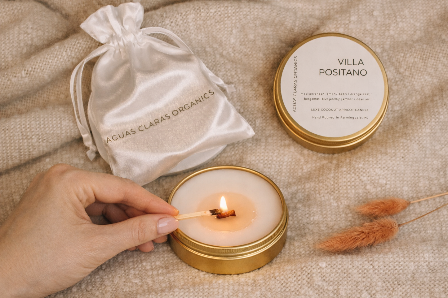 Villa Positano Golden Travel Tin - Fabulous Citrus