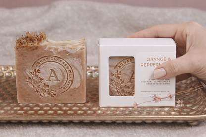 Handmade Orange & Peppermint Soap