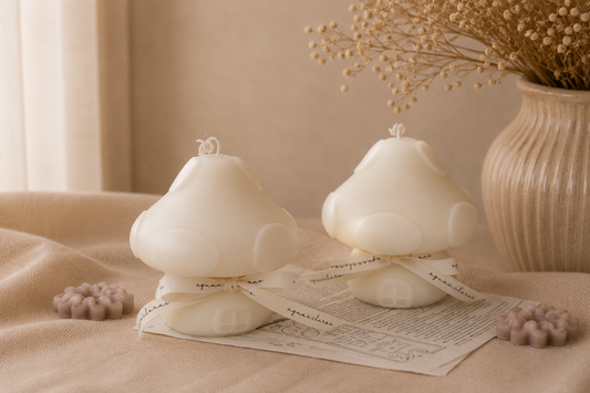 Mushroom House Candle