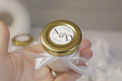 Mini Candle Party Favor – Custom Wedding Favors, Bridal Shower, Baby Shower Candle
