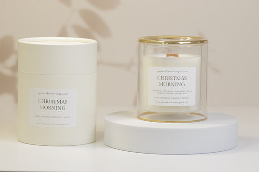 Christmas Morning Candle - Warm & Inviting Woody Spicy