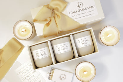 Christmas Trio Candle Set