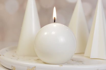 Christmas Geometric Candles Set of Four