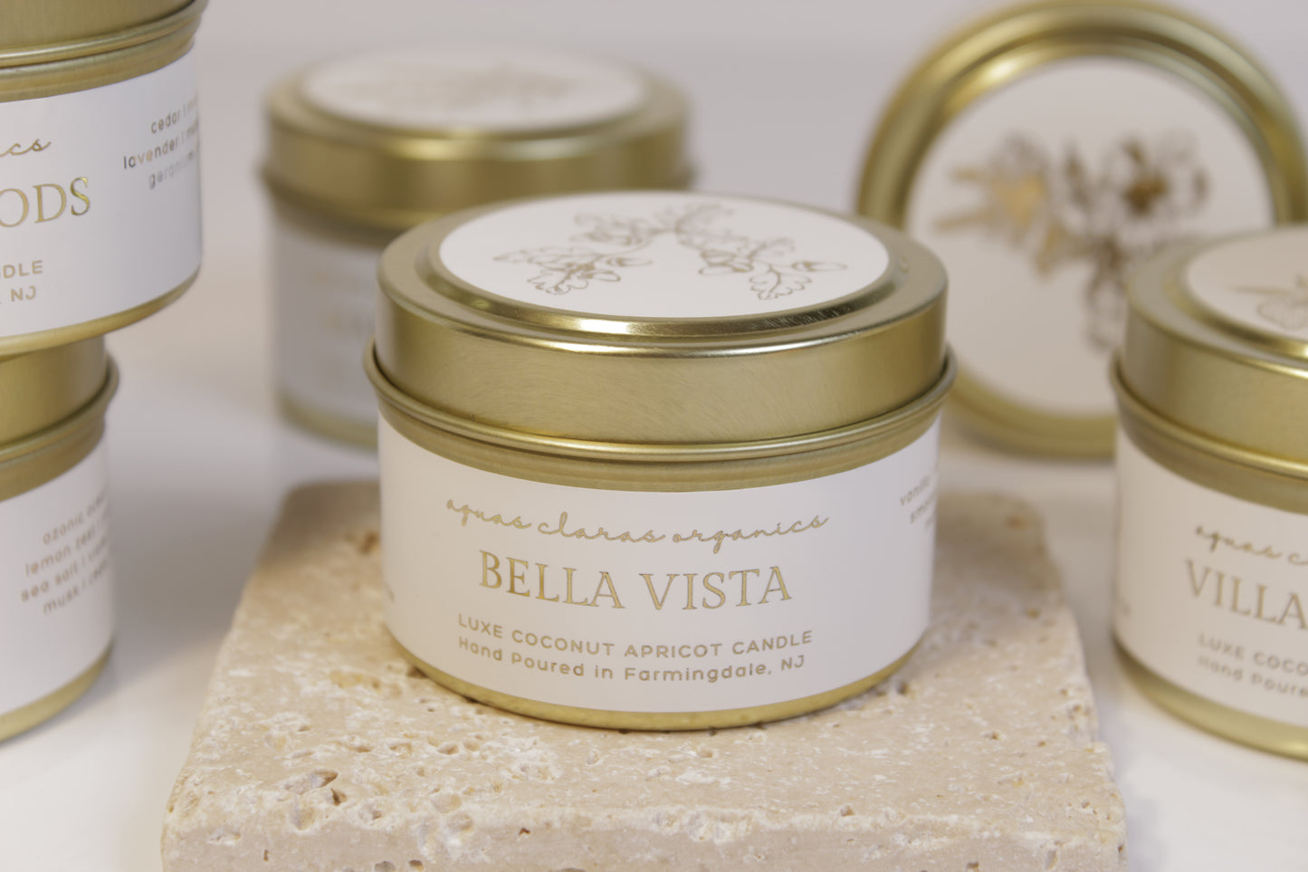 Bella Vista Travel Tin Candle