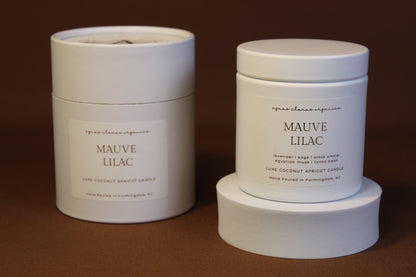 Mauve Lilac Candle - Aromatic Lavender