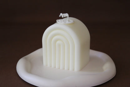 Irregular Round Cloud Tray