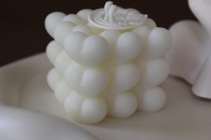 Heart Bubble Candle