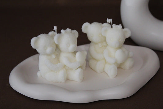 Couple Bear Candle