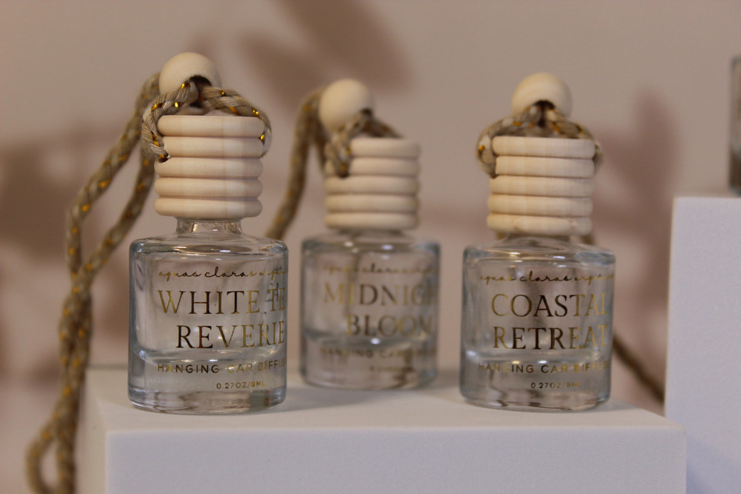 White Tea Reverie Hanging Car Diffuser