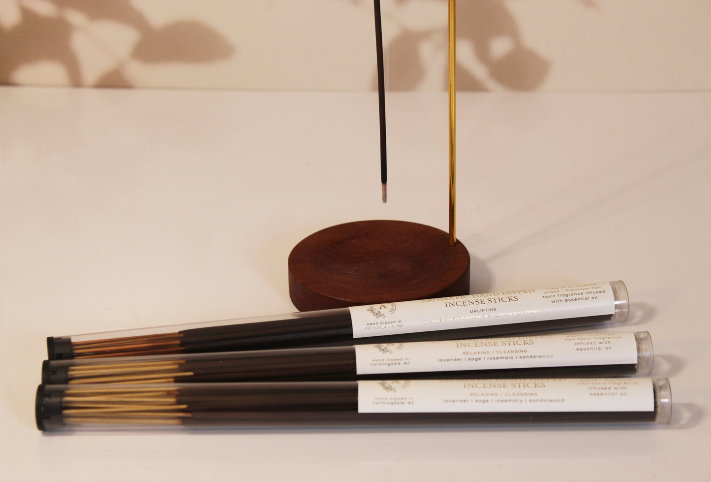 Saffron & Musk Hand Dipped Incense Sticks - Calming & Comforting