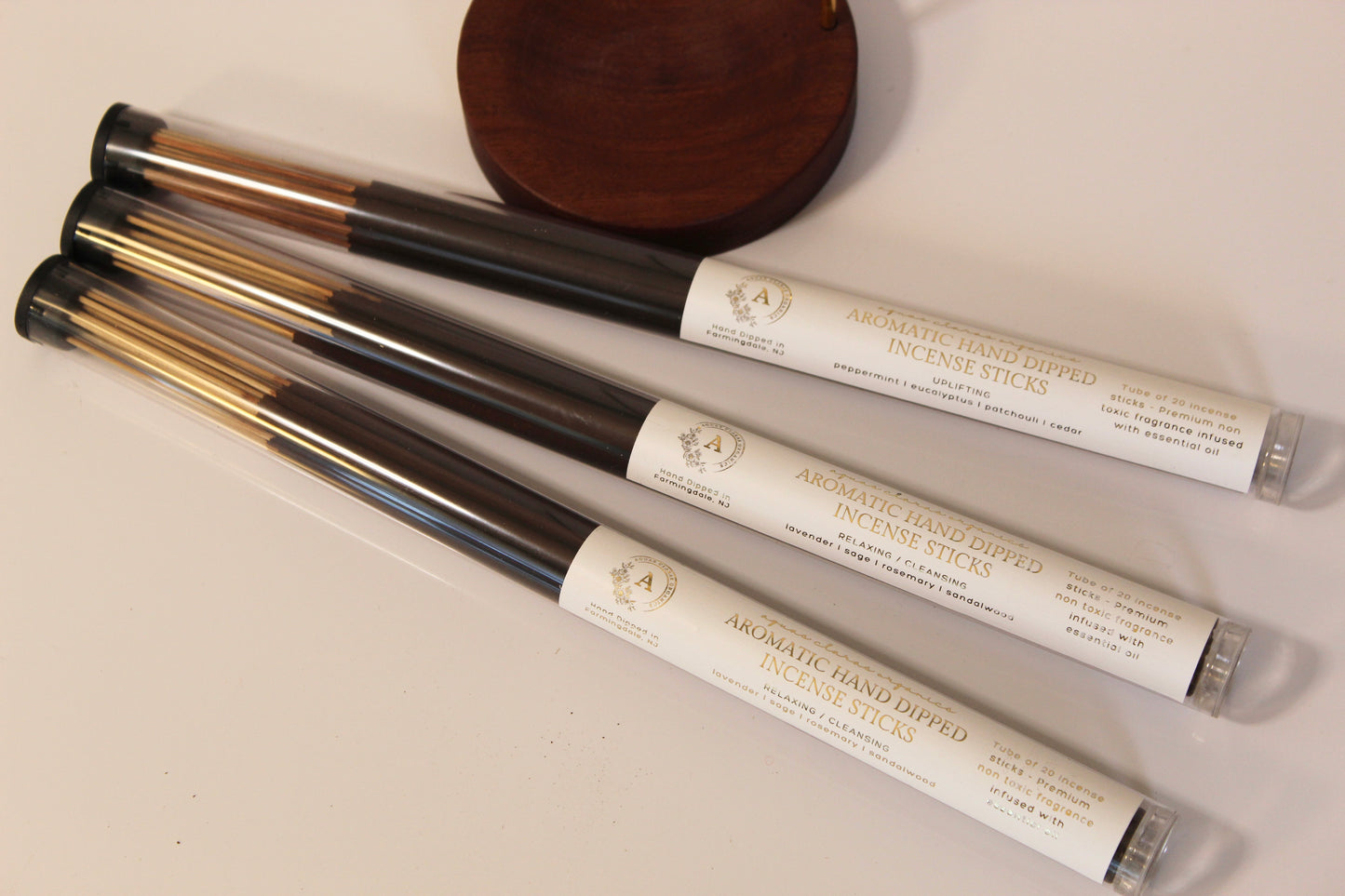 Saffron & Musk Hand Dipped Incense Sticks - Calming & Comforting