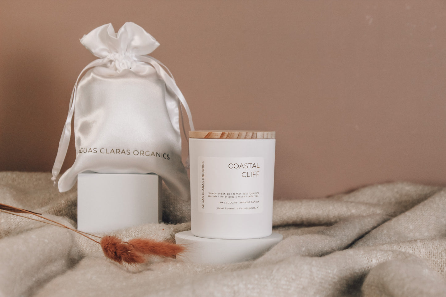 Coastal Cliff Candle - Crashing Waves, Beachy