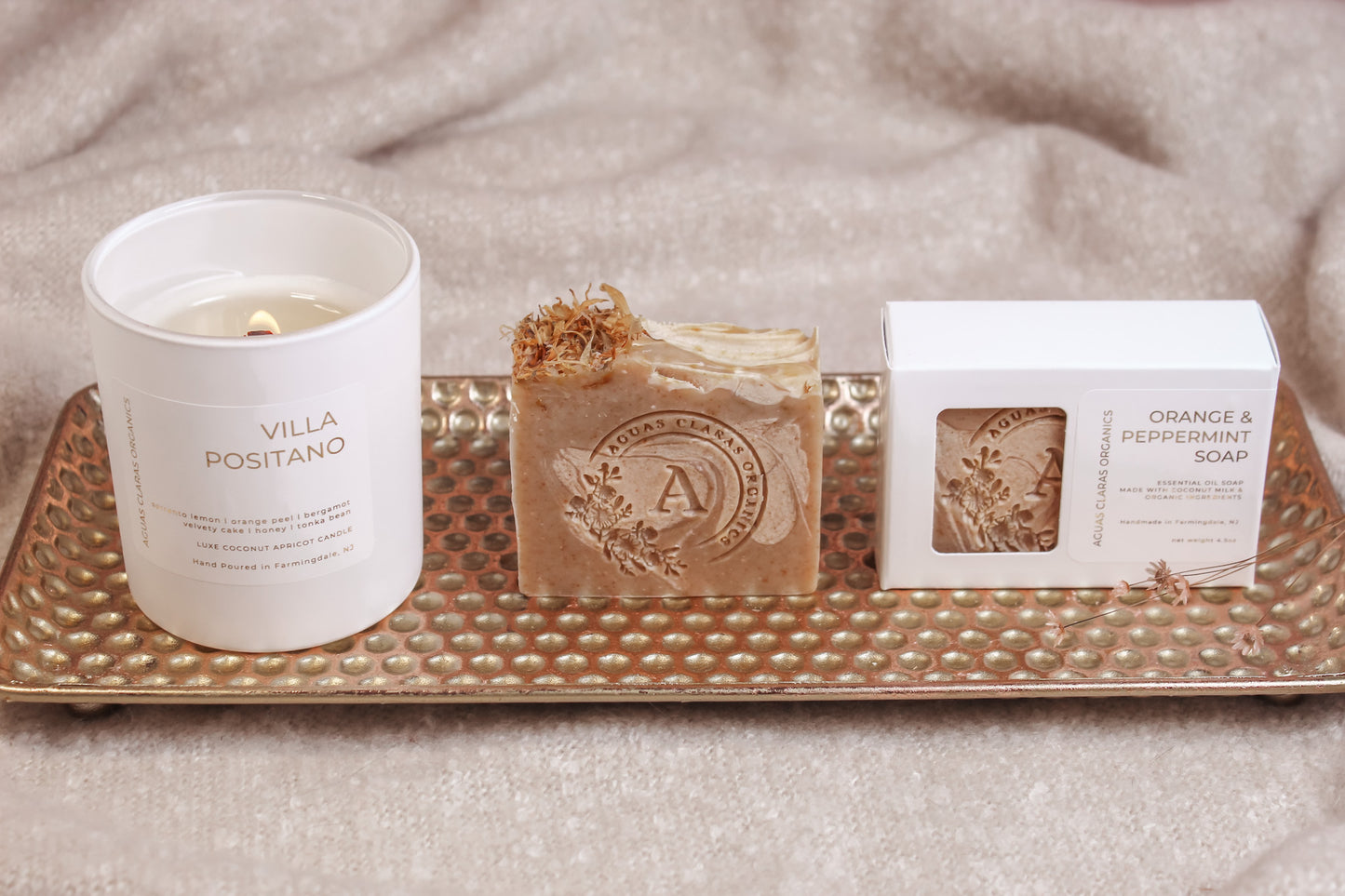 Handmade Orange & Peppermint Soap