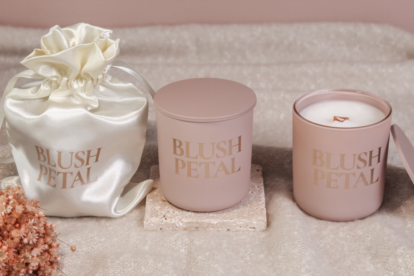 Blush Petal Candle (Soft Floral & Clean) — Limited Spring Edition